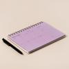 image:imageUndated Weekly Planner Notebook  Spiral Bound 60 Pages 575 x 85 A5 size Purple Cover
