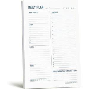 image:imageWeekly Planner Pad  Undated 6x9 Weekly ToDo List Notepad with Calendar and Task List Perfect Desk Organizer for School amp Work  50 Tear Off Sheets6x9