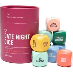 image:imageTwo Tumbleweeds MoodBoosting Activity Dice  9 Wooden Dice for SelfCare amp Connection  A Mindful Wellness Tool to Beat DoomScrolling  54 ScreenFree Activities for Calm Joy amp CreativityDate Night Dice