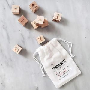 image:imageTwo Tumbleweeds Foodie Dice No 1 Seasonal Dinners Pouch  Classic Edition Laser Engraved Dice for Cooking Inspiration  Christmas gift Cooking Gift Foodie Gift Stocking Stuffer